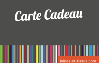 Carte cadeau Laines et tissus