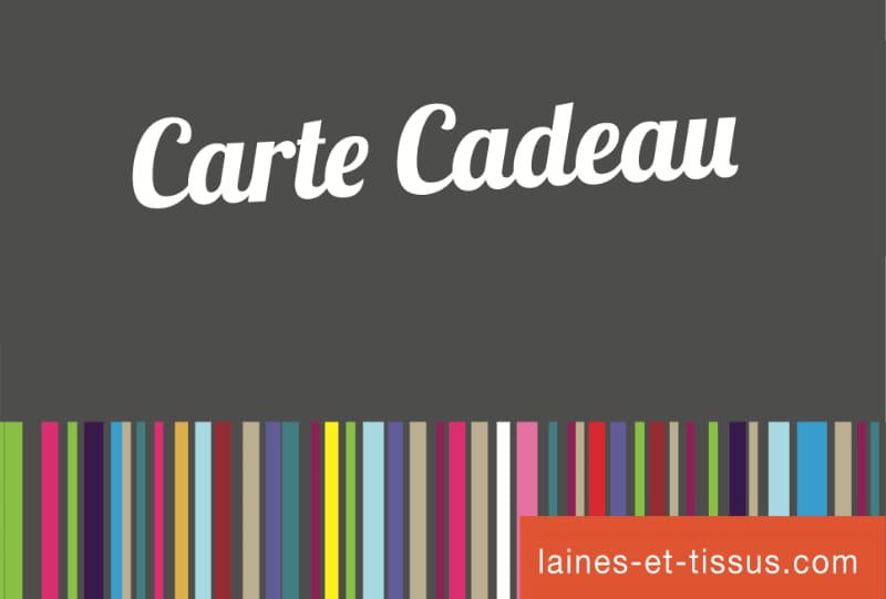 Carte cadeau Laines et tissus